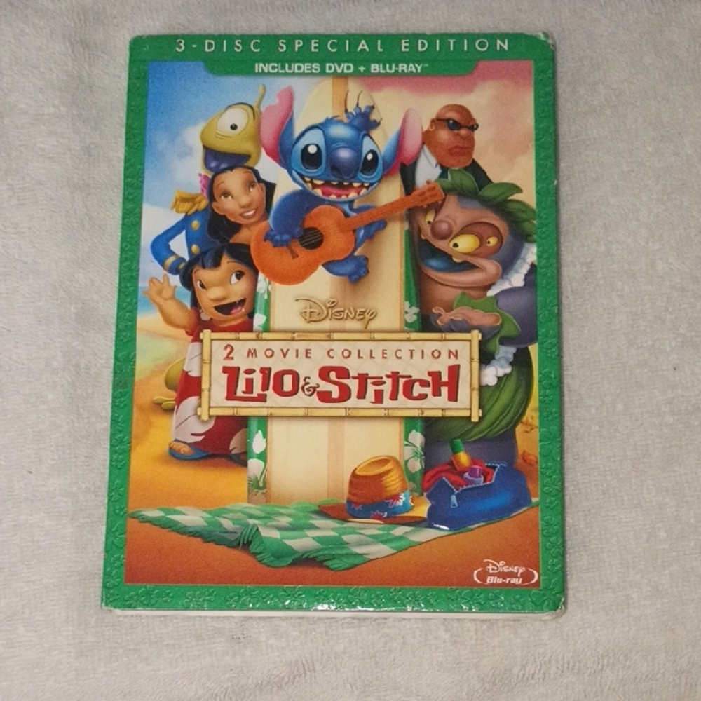 Disney Lilo & Stitch 2-Movie Collection - Green and Blue Cover